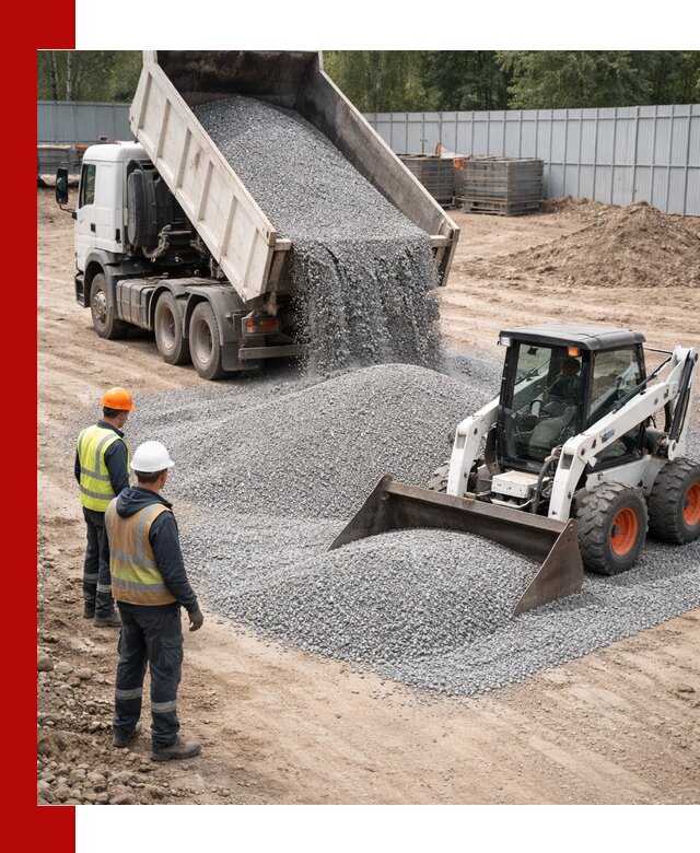 Доставка и продажа гранитного щебня фракции 0-5 в Кольчугине