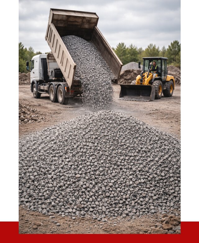Гранитный щебень фракция 5-10 в Кольчугине от 3255 | ПРОНЕРУДКль