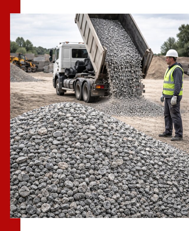 Доставка и продажа гранитного щебня фракции 5-20 в Кольчугине