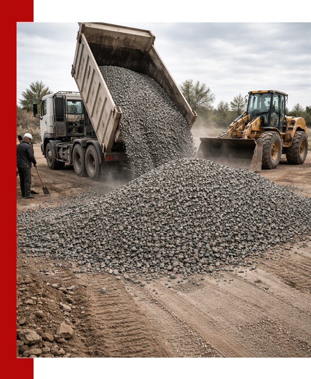 Гранитный щебень фракция 10-20 с доставкой в Кольчугине