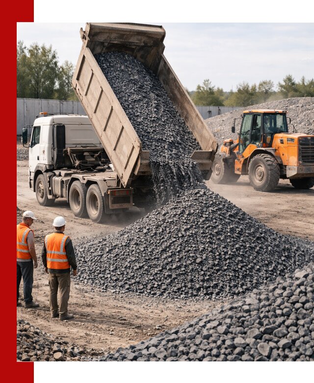 Доставка и продажа щебня габбро-диабаза в Кольчугине