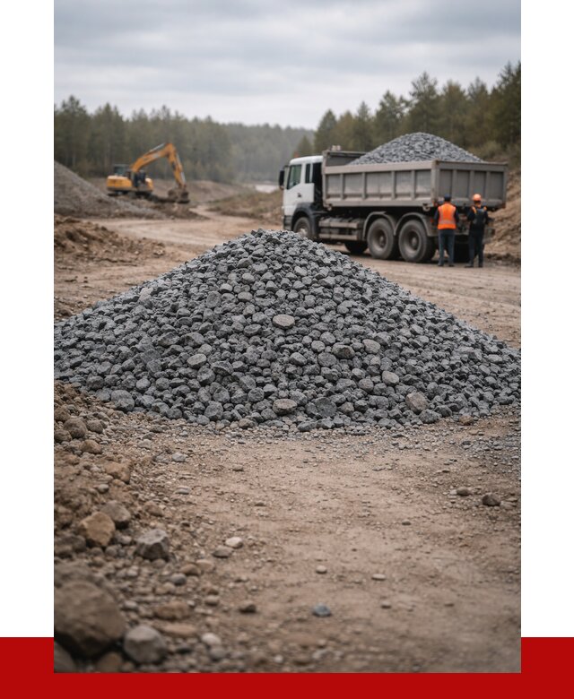 Щебень габбро диабаз фракция 40-70 в Кольчугине от 2238 р-ПРОНЕРУДКль