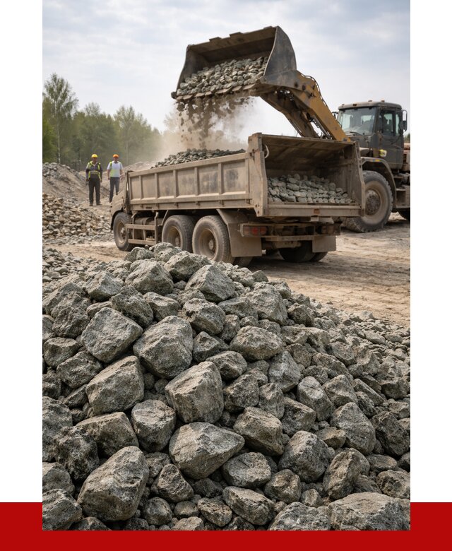 Щебень габбро диабаз фракция 70-150 в Кольчугине от 2848 р.|ПРОНЕРУДКль