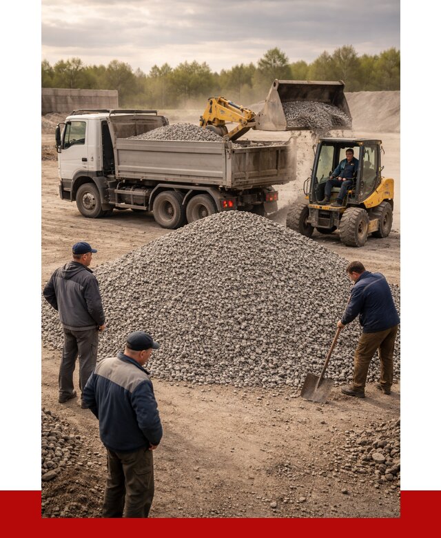 Гравийный щебень фракция 5-20 в Кольчугине от 2441 р. ПРОНЕРУДКль
