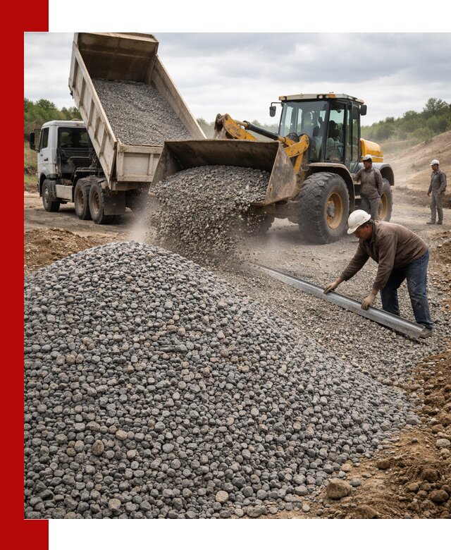 Гравийный щебень фракция 5-20 с доставкой в Кольчугине