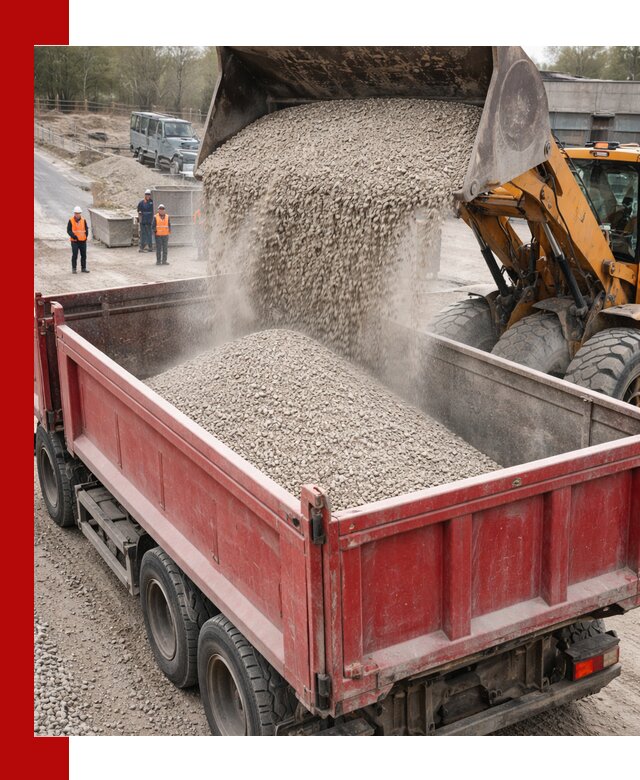 Купить известняковый щебень фракции 0-5 с доставкой в Кольчугине