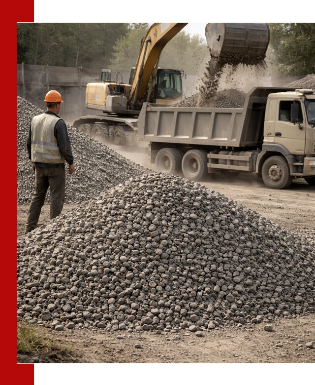 Шлаковый щебень фракция 5-20 с доставкой в Кольчугине