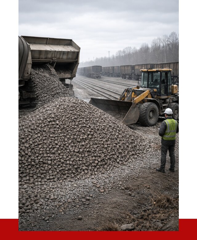 Купить железнодорожный щебень в Кольчугине от 2848 р. | ПРОНЕРУДКль
