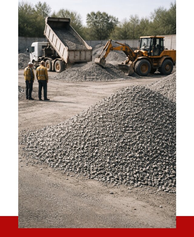 Вторичный щебень фр. 5-20 в Кольчугине от 1627 р. - ПРОНЕРУДКль