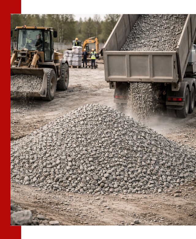 Вторичный щебень фракции 5-20 в Кольчугине — доставка и продажа крупнотоннажно