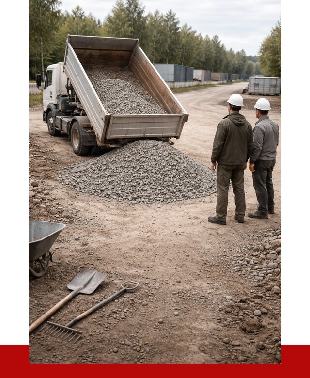 Бетонный щебень фракция 5-20 в Кольчугине от 3255 р., ПРОНЕРУДКль