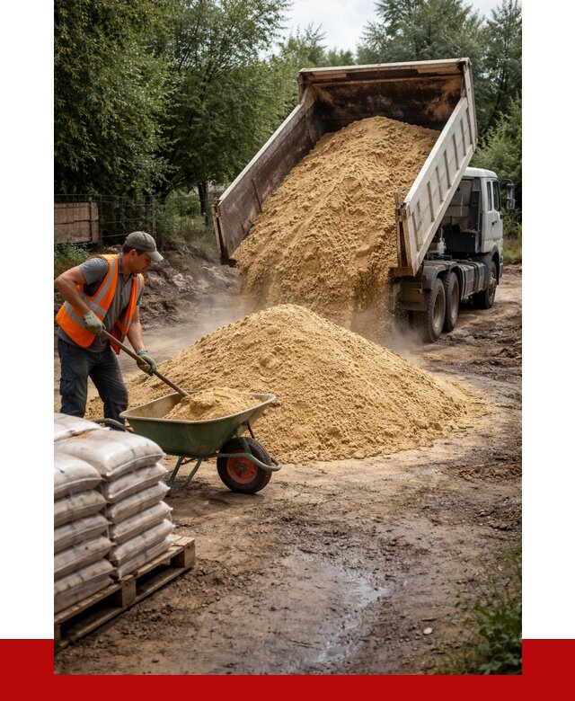 Купить песок с доставкой в Кольчугине от 1831 р. | ПРОНЕРУДКль