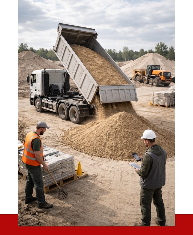 Карьерный песок с доставкой в Кольчугине от 3662 р. ПРОНЕРУДКль