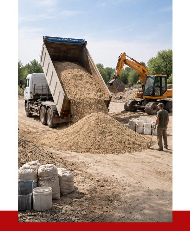 Купить речной песок в Кольчугине от 1221 р. за куб | ПРОНЕРУДКль