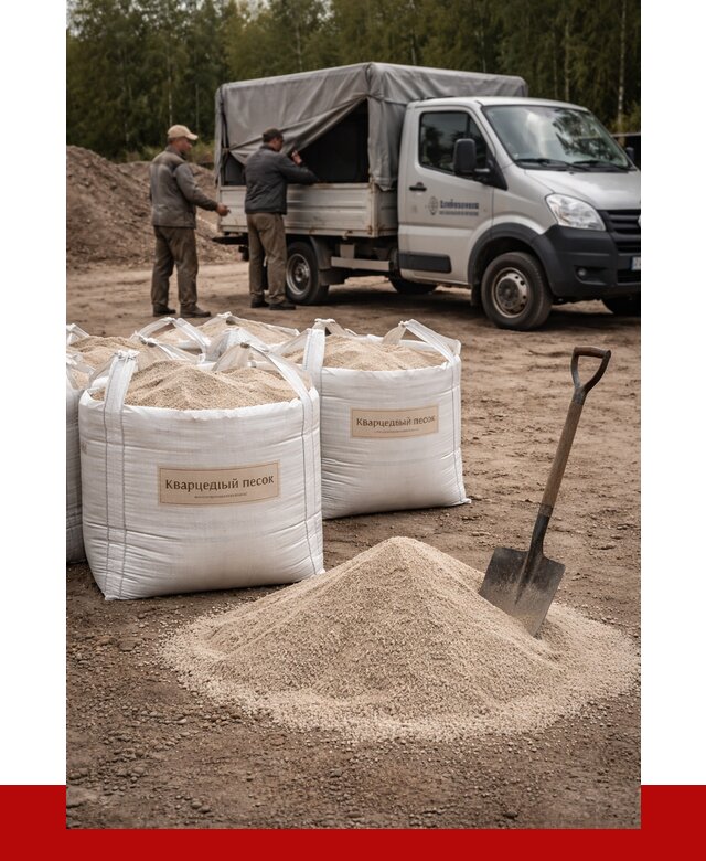 Кварцевый песок для пескоструя в Кольчугине от 4577 р. | ПРОНЕРУДКль