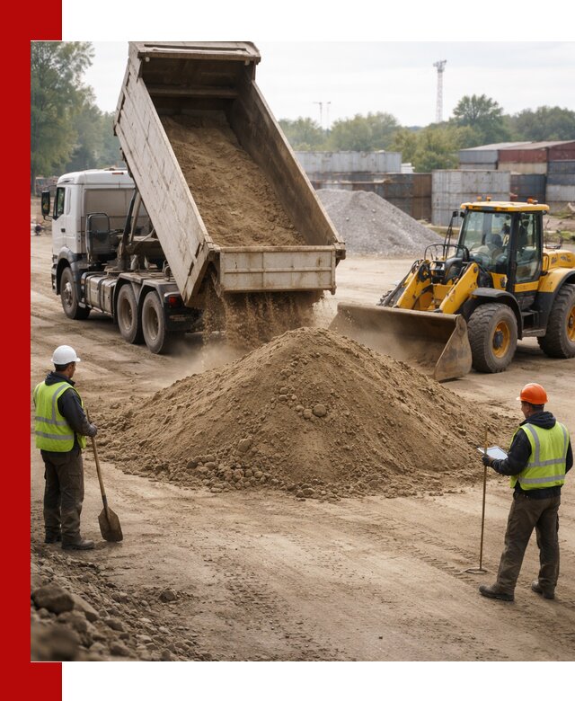 Доставка и продажа пескогрунта оптом и в розницу в Кольчугине