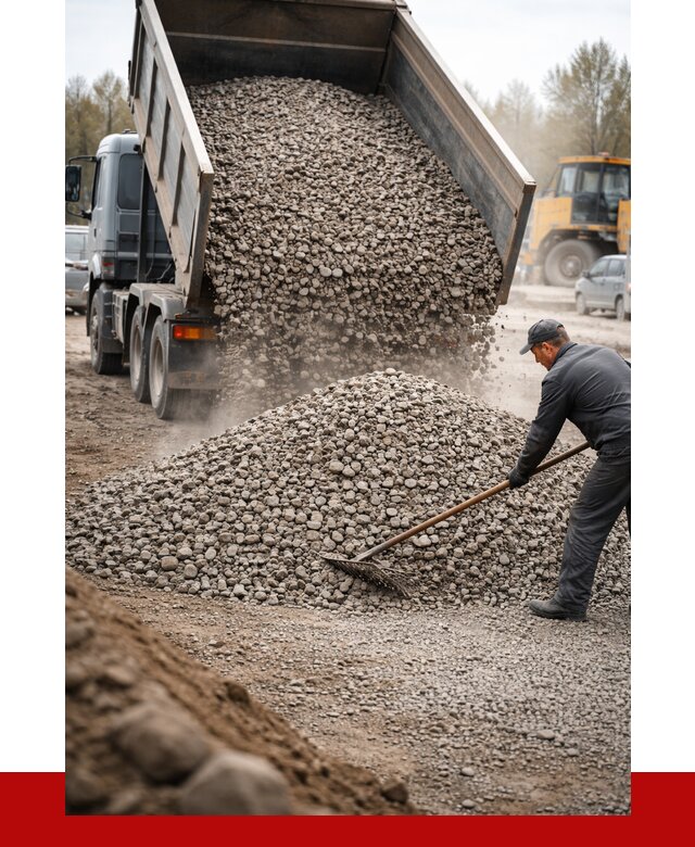 Гравий фракция 20-40 в Кольчугине от 2543 р. доставка | ПРОНЕРУДКль