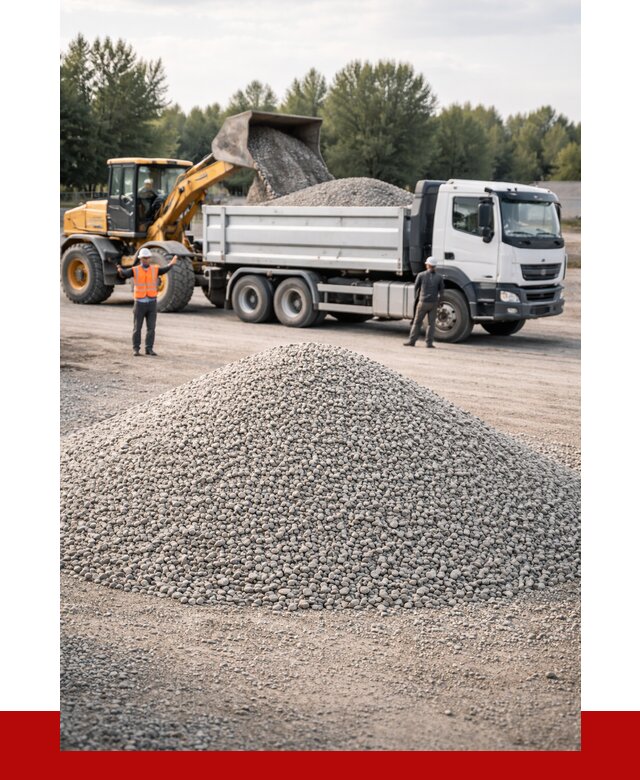Купить мытый гравий в Кольчугине от 3560 р, доставка ПРОНЕРУДКль