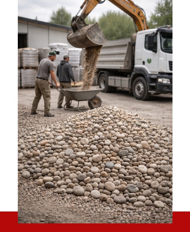 Галька декоративная в Кольчугине от 3255 р. за куб | ПРОНЕРУДКль