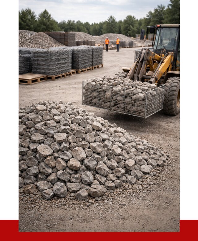 Камень для габионов фракция 70-150 в Кольчугине от 4272 р. | ПРОНЕРУДКль