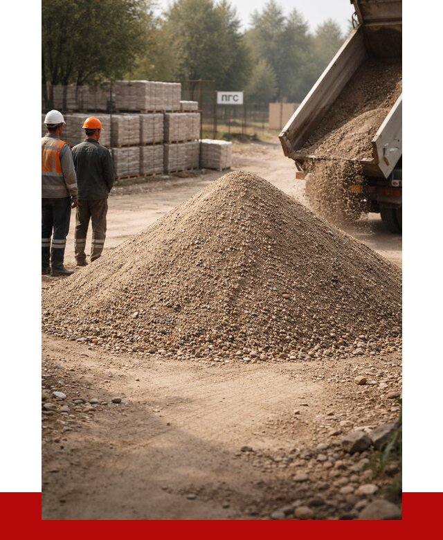 ПГС С1 с доставкой в Кольчугине от 2848 р. за куб | ПРОНЕРУДКль