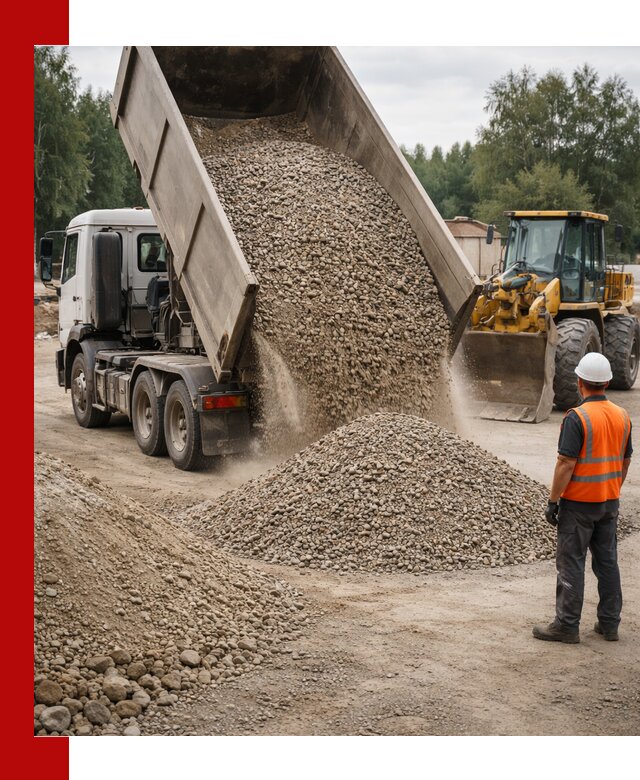 Доставка щпс в Кольчугине — щебеночно-песчаная смесь под заборы и дорожки