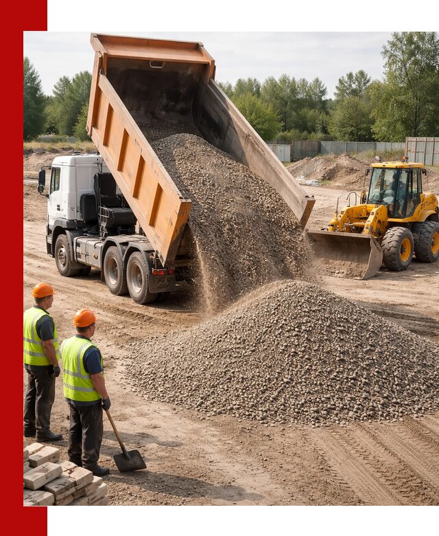 Доставка щебёночно-песчаной смеси ЩПС С7 в Кольчугине