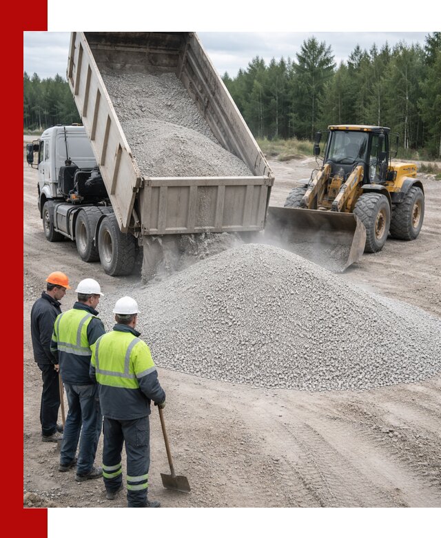 Известняковый отсев 0-5 доставка в Кольчугине быстро и выгодно
