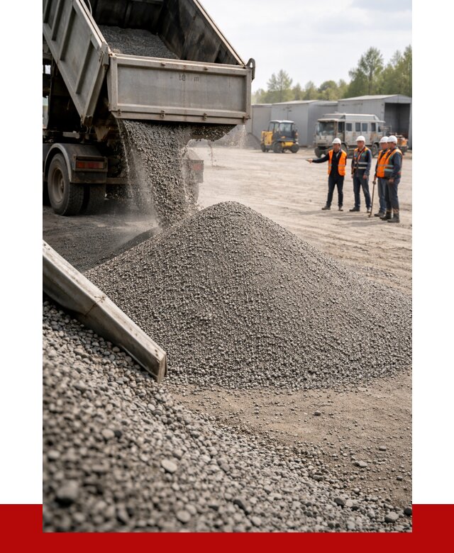 Гравийный отсев 0-5 в Кольчугине от 1221 р. с доставкой | ПРОНЕРУДКль