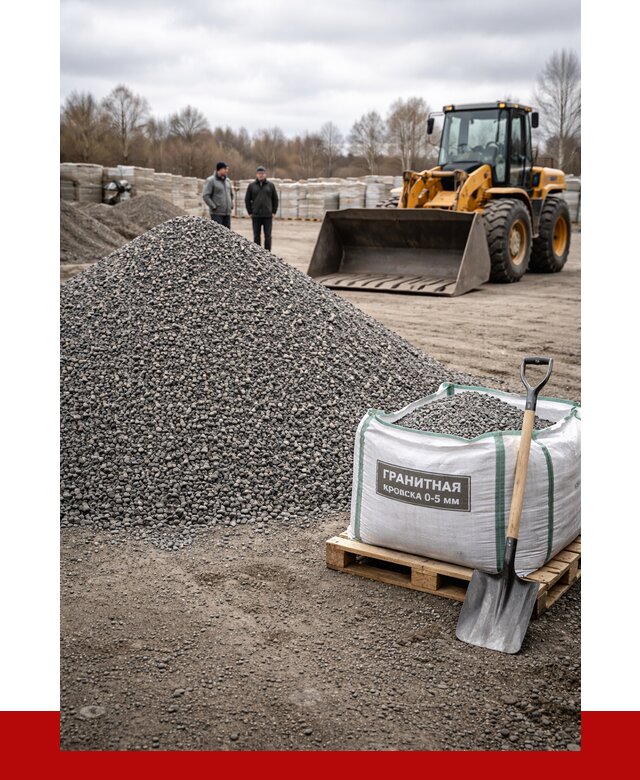 Купить гранитную крошку в Кольчугине от 4882 р. с доставкой | ПРОНЕРУДКль