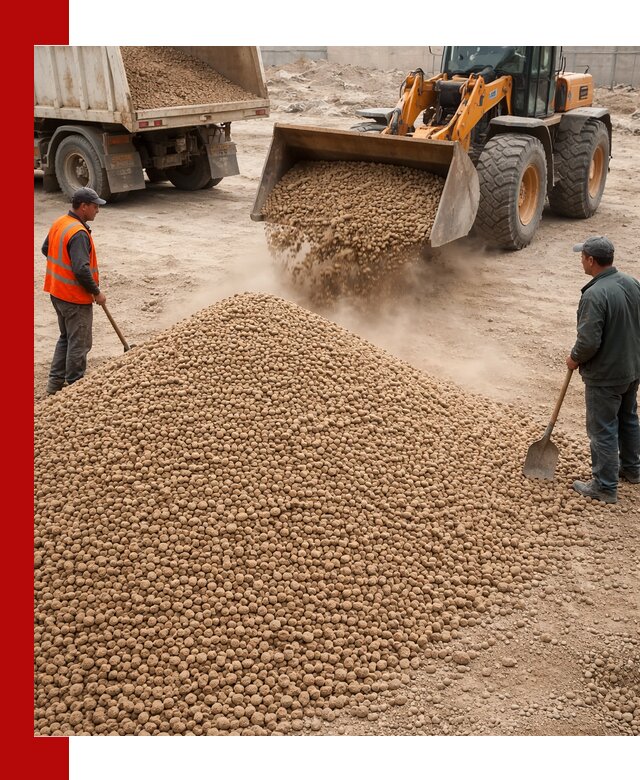 Керамзит фракция 10-20 с доставкой в Кольчугине