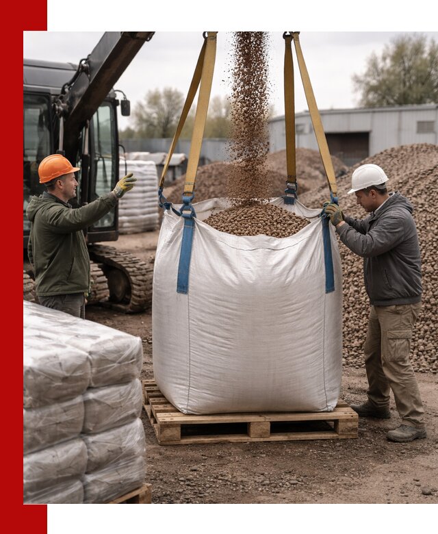 Керамзит в биг-бегах с доставкой в Кольчугине