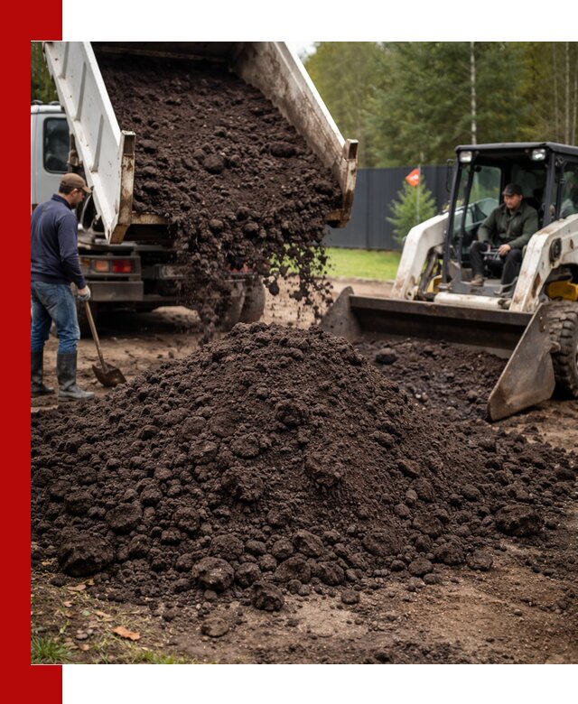 Плодородный грунт с доставкой в Кольчугине для садов и огородов