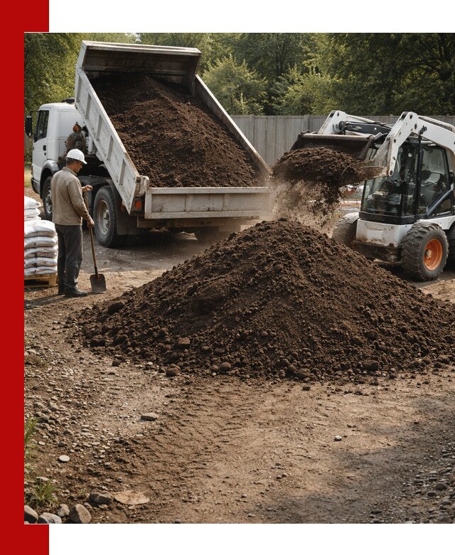 Доставка растительного грунта в Кольчугине от производителя оптом и в розницу