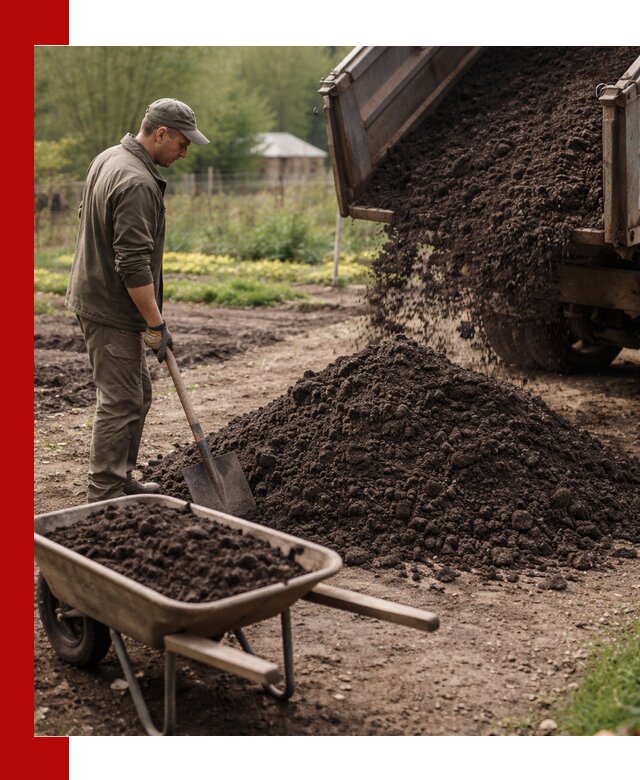 Доставка качественной земли для огорода в Кольчугине