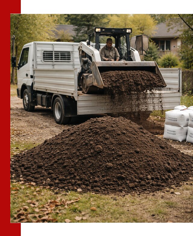Доставка садовой земли в больших объёмах в Кольчугине
