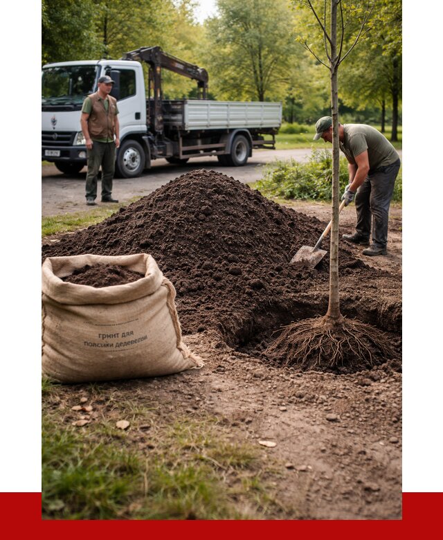 Грунт для посадки деревьев в Кольчугине от 1221 р. | ПРОНЕРУДКль
