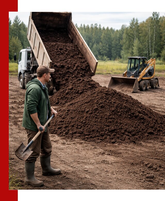 Купить верховой торф с доставкой в Кольчугине для садоводства и растений