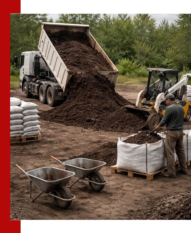 Доставка и продажа торфогрунта в Кольчугине оптом и в розницу