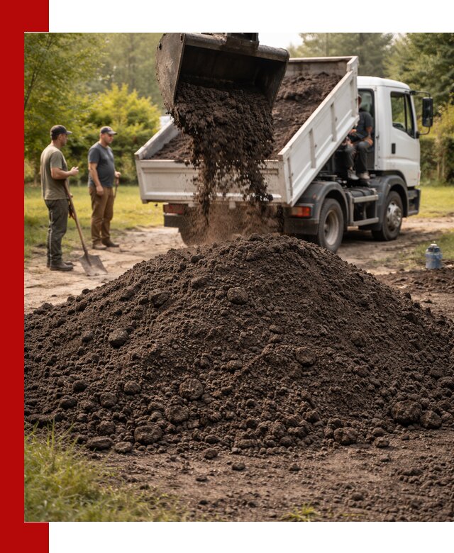 Доставка и продажа чернозема в Кольчугине оптом и в розницу