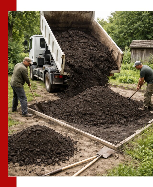 Купить чистый чернозем для огорода с доставкой в Кольчугине