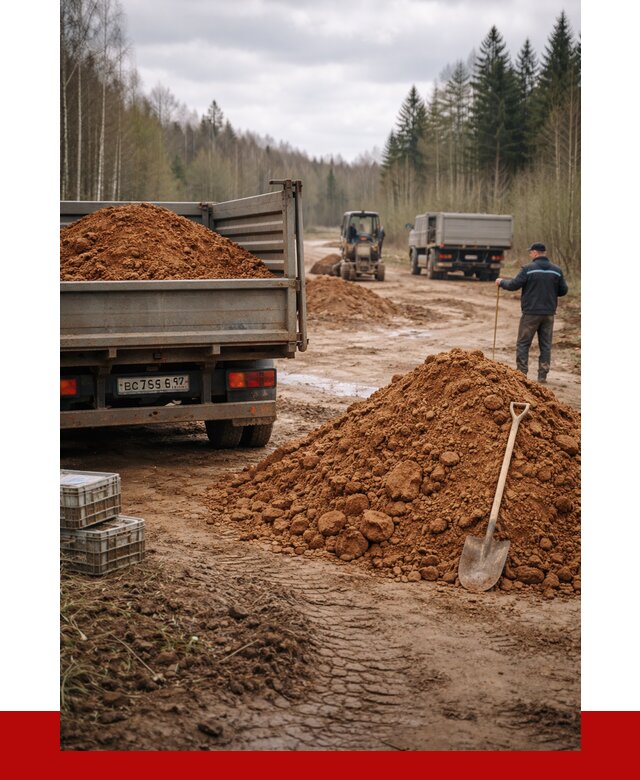 Глина и суглинки в Кольчугине от 4577 р. за куб | ПРОНЕРУДКль