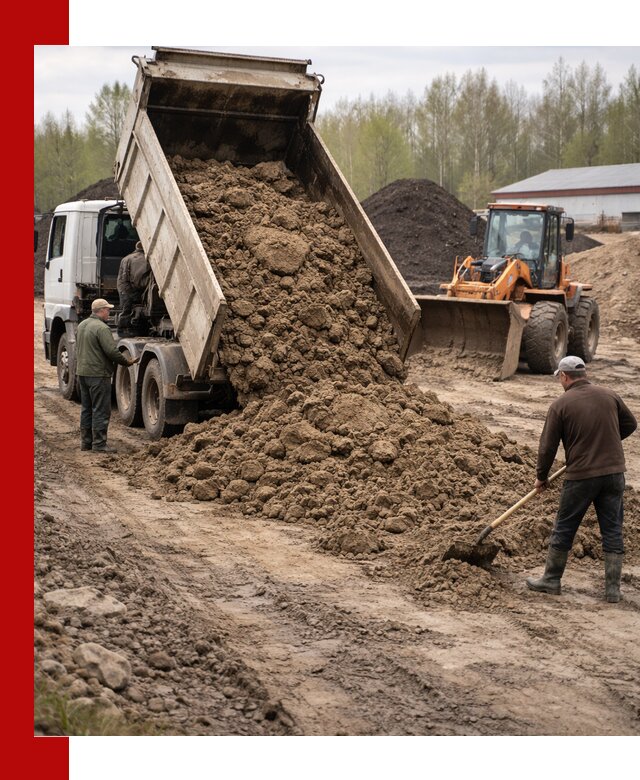 Доставка глин и суглинков в Кольчугине оптом и вкрай