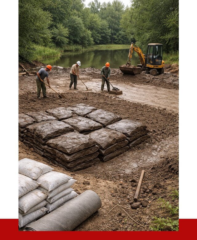 Купить глину для пруда в Кольчугине от 4577 р. с доставкой | ПРОНЕРУДКль