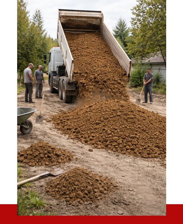 Купить суглинок с доставкой в Кольчугине от 2543 р. за куб | ПРОНЕРУДКль