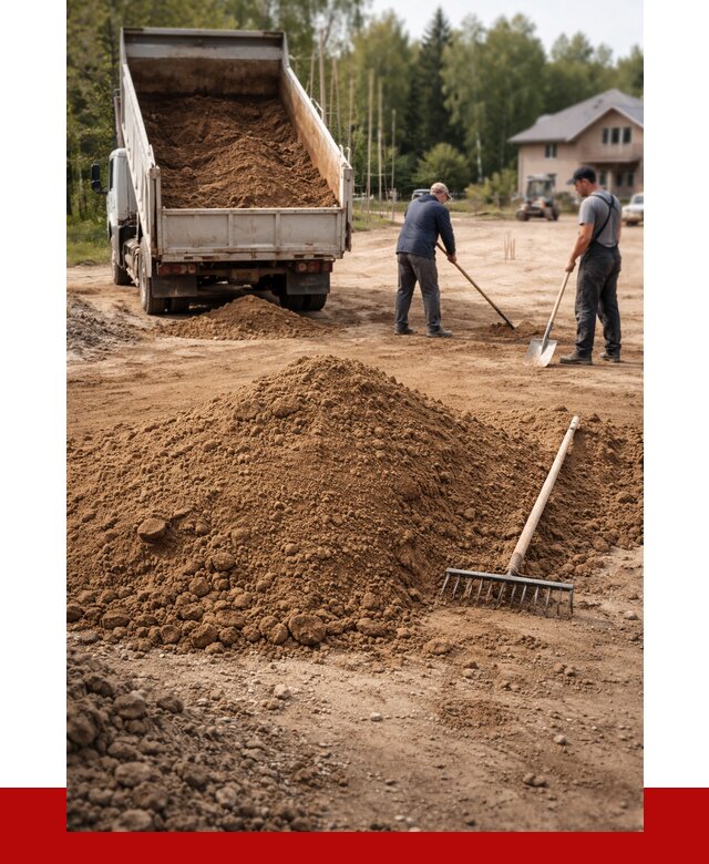 Суглинок для планировки в Кольчугине с доставкой от 4272 р. | ПРОНЕРУДКль
