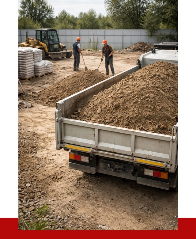 Супесь с доставкой в Кольчугине от 2492 р. за куб | ПРОНЕРУДКль