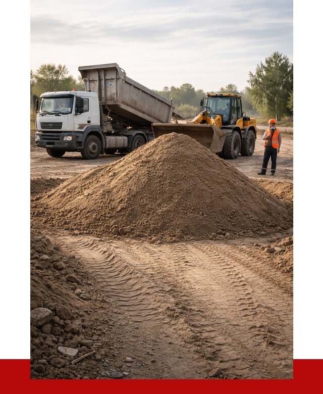 Купить песчаный грунт с доставкой в Кольчугине от 4272 р. | ПРОНЕРУДКль