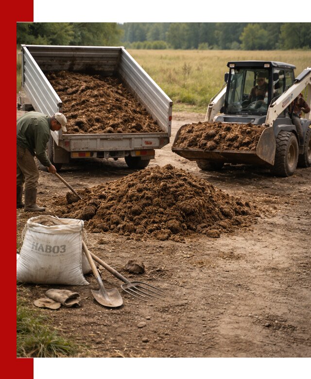 Доставка конского навоза в Кольчугине с разгрузкой и доставкой на объект