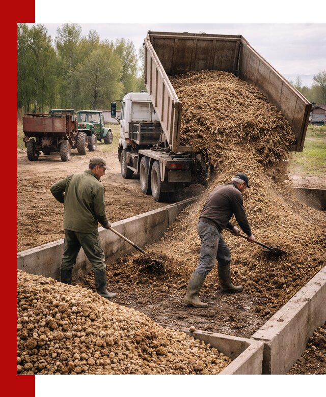Куриный помет с доставкой в Кольчугине оптом и в розницу